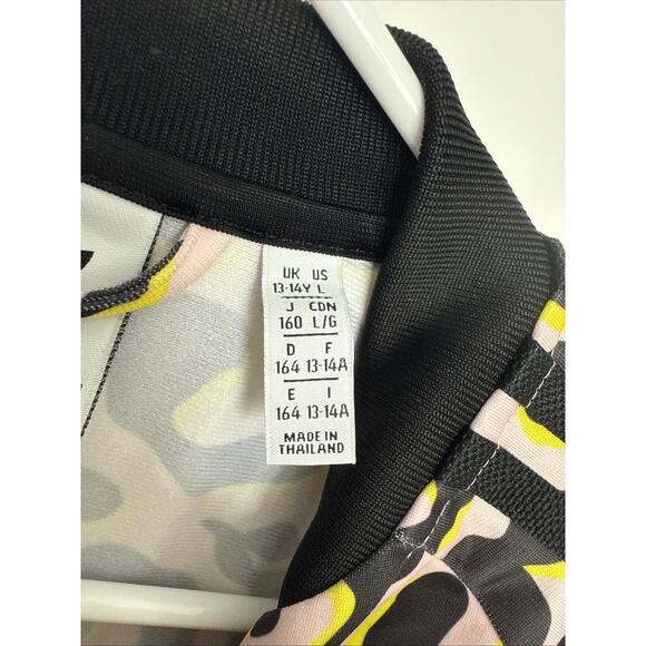 Adidas Track Jacket Blush Cheetah Print Bold Graphic Lisa Frank - Size Large - Picture 4 of 5